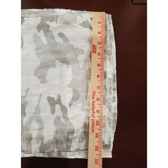 GiGi Moda Womens Camo Linen Wide Leg Crop Pull On Palazzo Pant Size 28 Italy - Picture 10 of 10